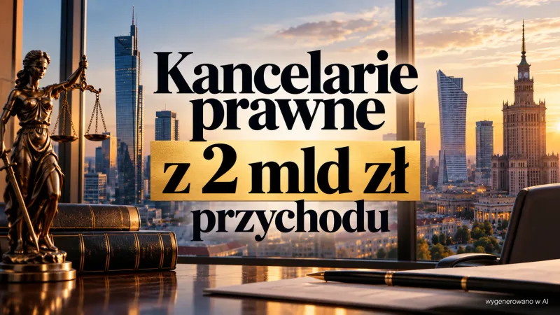 2 mld zł przychodów największych kancelarii prawnych