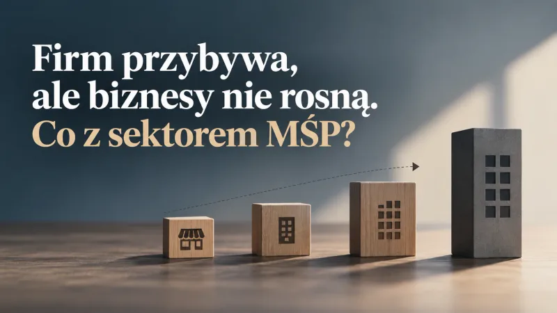 Firm przybywa, ale biznesy nie rosną. Co z sektorem MŚP?