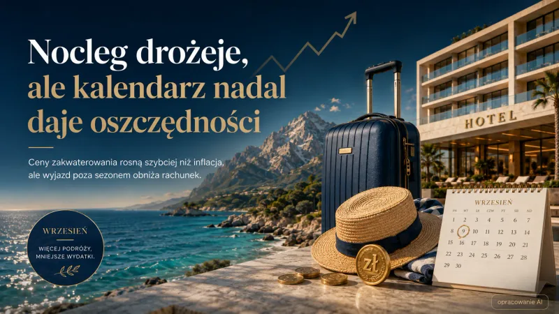 No to weekend: Noclegi drożeją, ale kalendarz robi różnicę