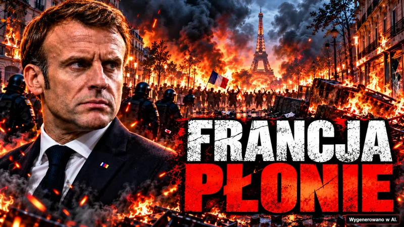 Francja przed wyborami. Zamieszki pogłębiają kryzys Macrona