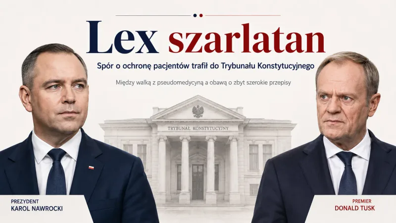 Lex szarlatan trafiła do TK. Prezydent proponuje własne przepisy