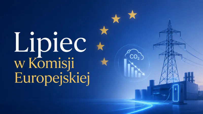 Lipiec w Komisji Europejskiej: reforma ETS, elektryfikacja i obronność