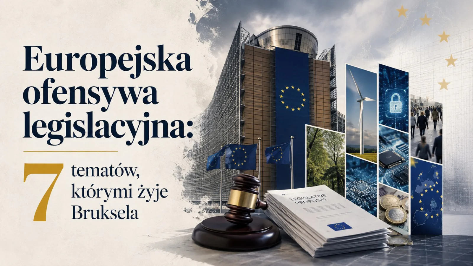 Ofensywa legislacyjna UE: 7 tematów w Brukseli - Hor1zon