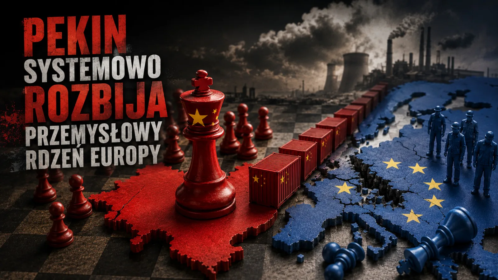 Chiny niszczą przemysł Europy. Raport i dane - Hor1zon