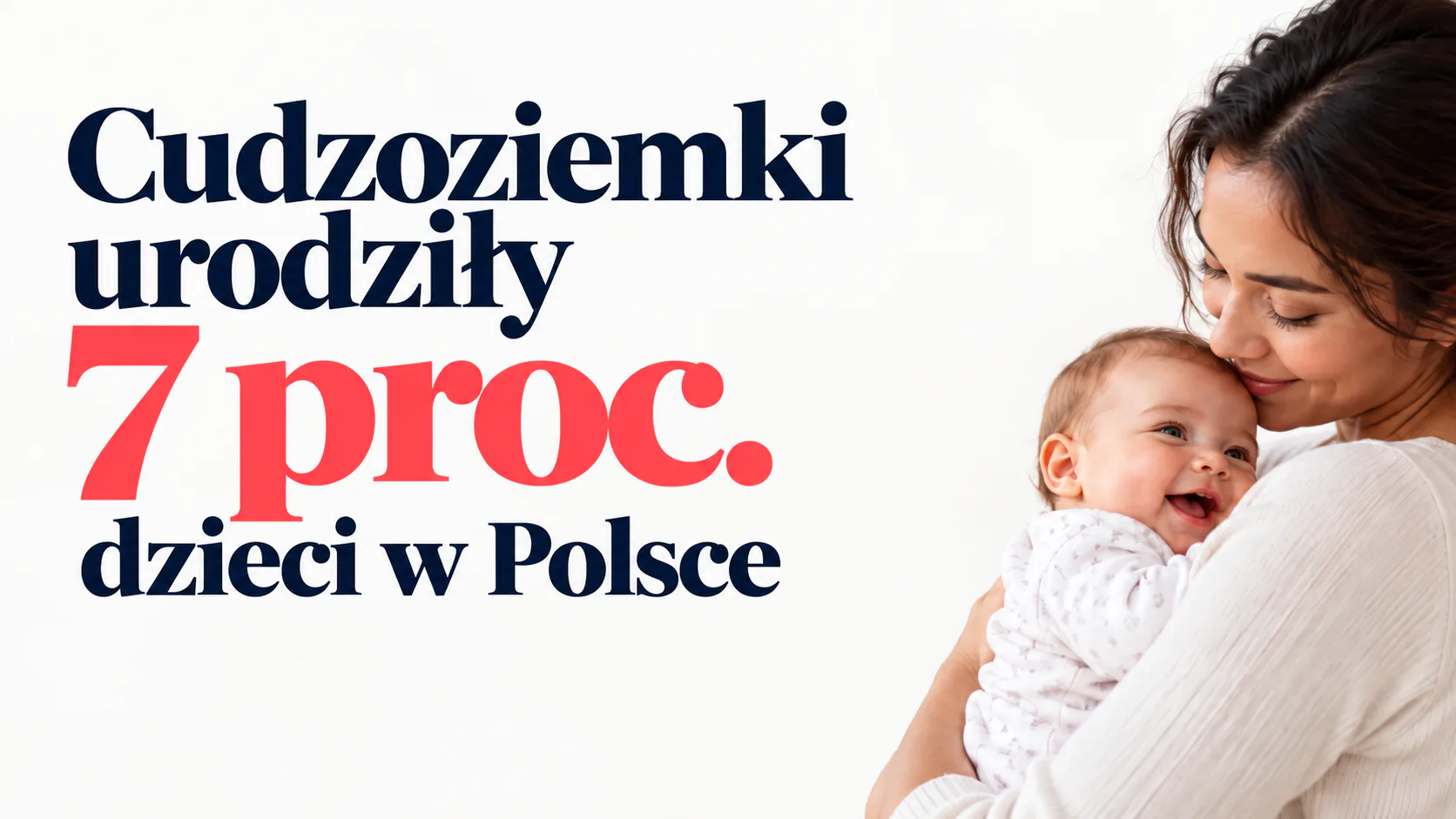 Urodzenia w Polsce: Rośnie udział cudzoziemek - Hor1zon