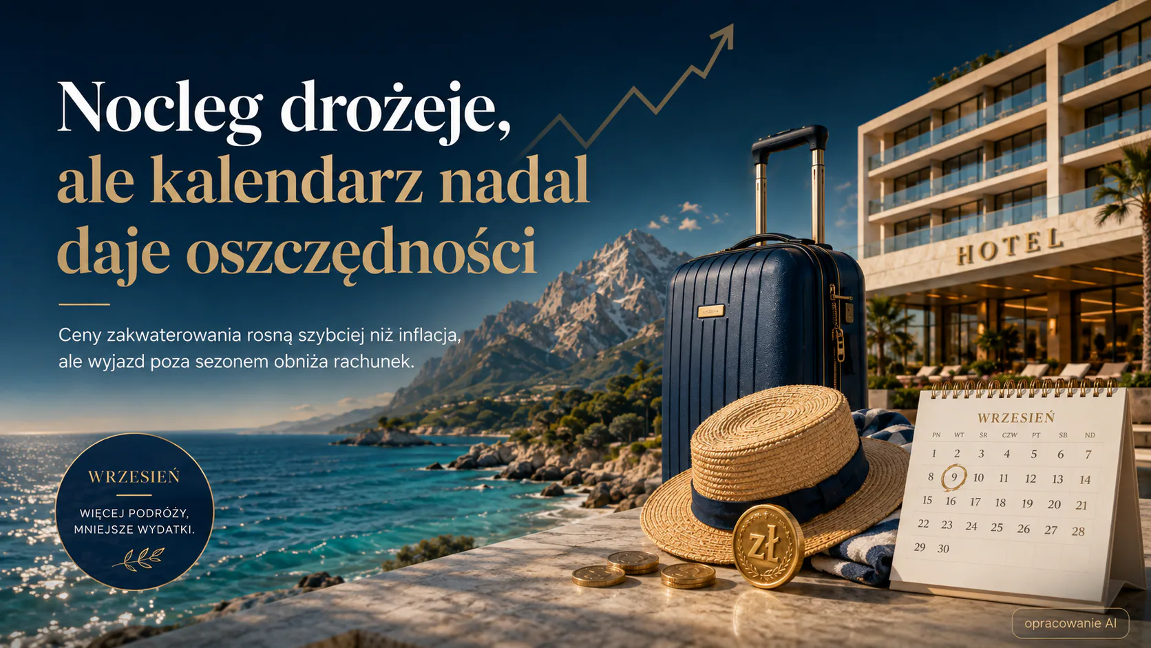 Ceny noclegów rosną. Kiedy urlop jest najtańszy? - Hor1zon