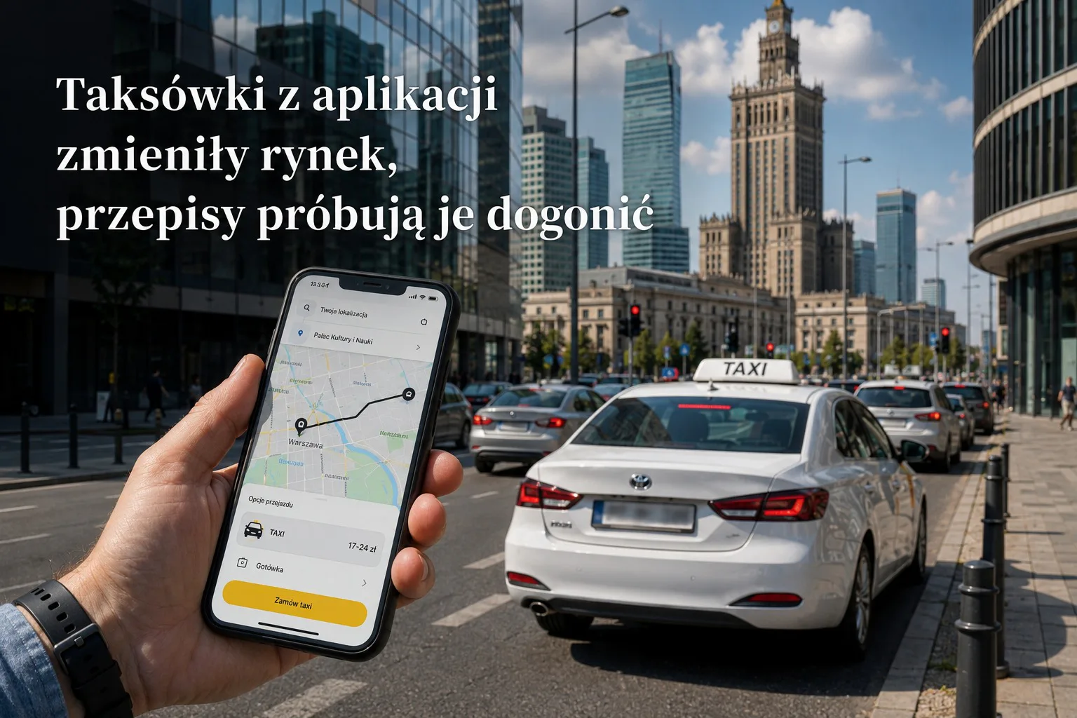 Taksówki z aplikacji: Rząd szykuje nowe przepisy - Hor1zon